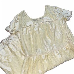 Maurice’s yellow lace summer dress size 5/6